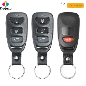 

KEYECU 3PCS/Lot Replacement Universal Remote B-Series for KD900 KD900+, KEYDIY Remote Car Key With 4 Buttons - FOB for B09-3-1