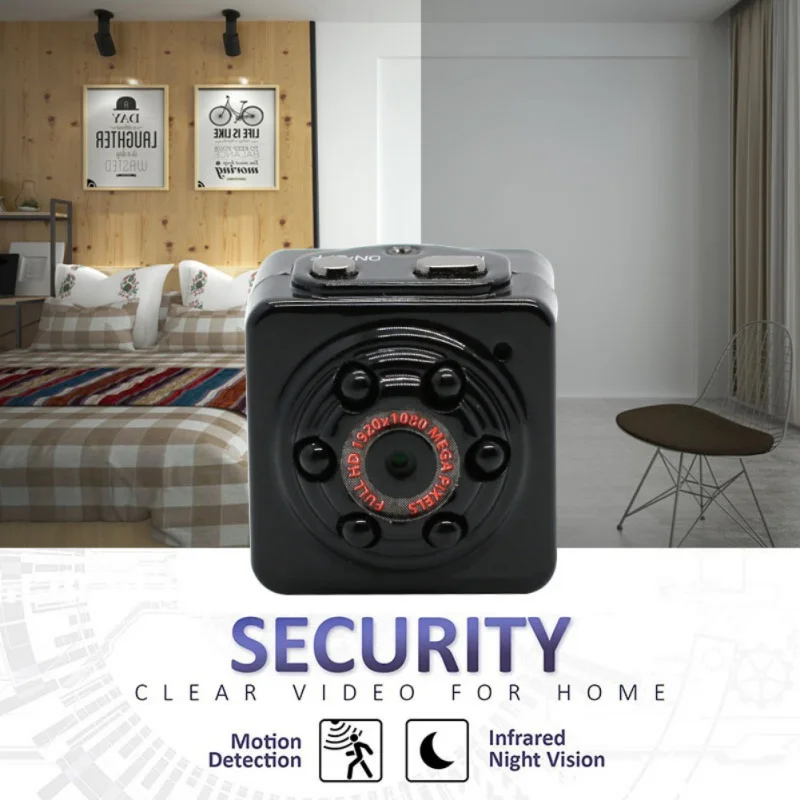 2019 Мини-камера SQ9 IR ночного видения маленький DV DVR микро камера 480P видео рекордер