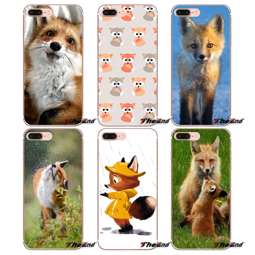 

Pattern Baby Foxes Red Pink Fox Soft Cover For iPhone X 4 4S 5 5S 5C SE 6 6S 7 8 Plus Samsung Galaxy J1 J3 J5 J7 A3 A5 2016 2017