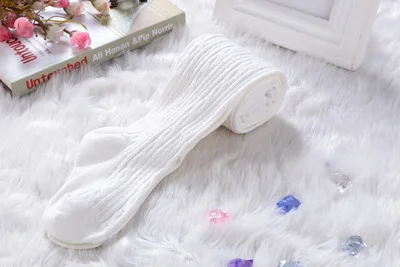 2-12Yrs Children Spring/Autumn Tights Cotton Baby Girl Pantyhose Kid Infant Knitted Collant Tights Soft Infant Clothing