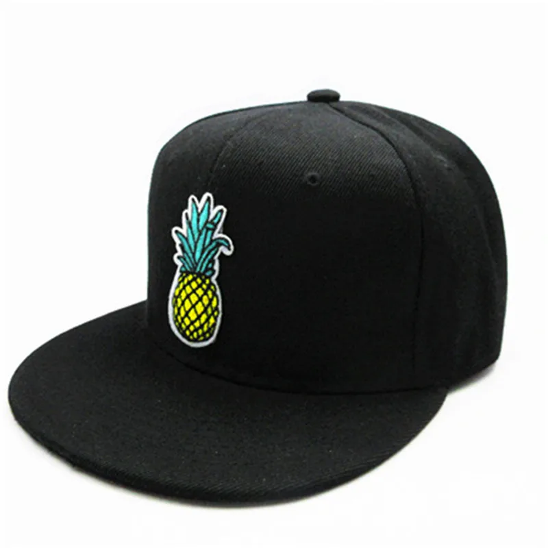 LDSLYJR Pineapple fruit embroidery cotton Baseball Cap hip hop cap