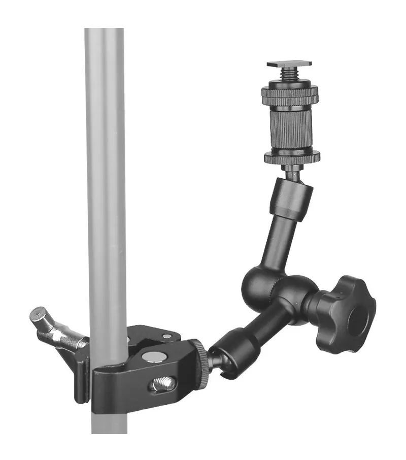 7 Inch Adjustable Friction Articulating Magic Arm + Super Clamp for DSLR LCD Monitor LED Flash Light Camera Accessories (8)