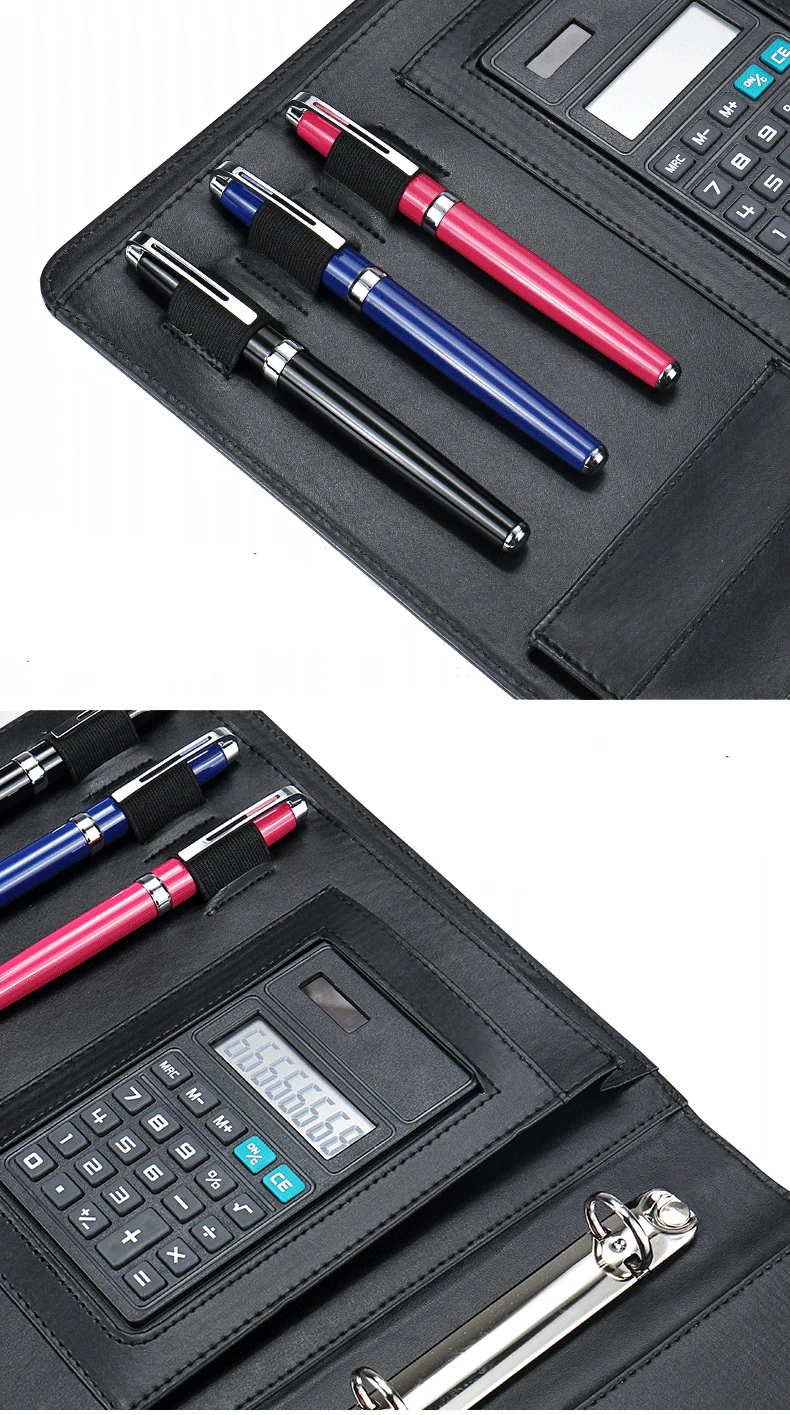 Купить А4 классический калькулятор кожаные папки диспетчер мульти ...