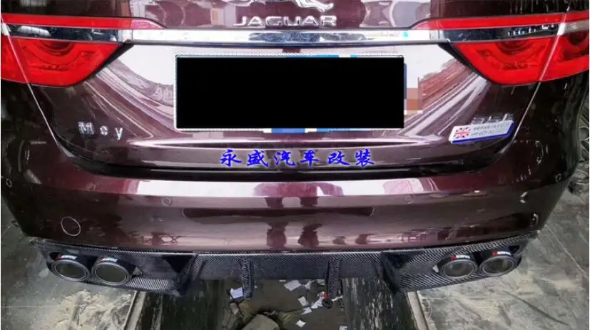 XF автомобильный диффузор бампера из углеродного волокна спойлер+ Автомобильная боковая юбка+ Автомобильный спойлер подходит для Jaguar XF XFL