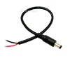 En venta Cable de alimentación de alta calidad, conector macho de 5,5x2,5mm, 12V, CC, para CCTV o LED, 29CM, 0,95 pies, 5 uds. LZVZwX1X