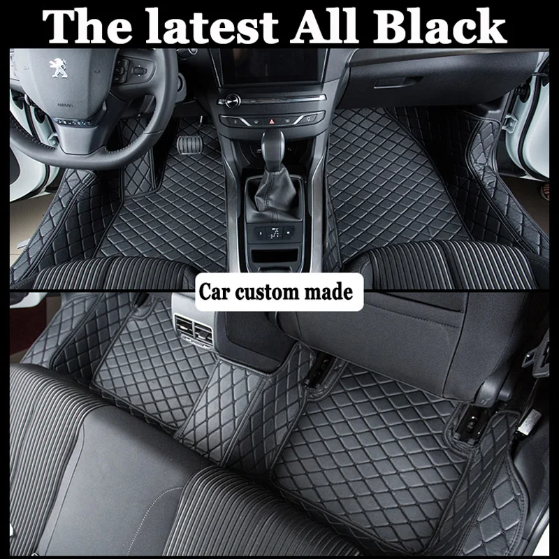 

ZHAOYANHUA Special fit car floor mats for BMW X5 E70 F15 PVC Leather anti slip waterproof full cover rugs custom carpet liners