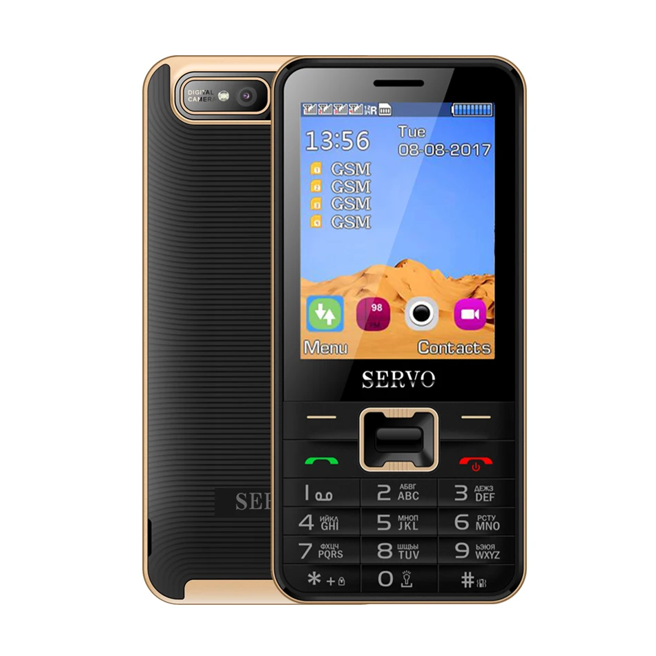 Cena Quad Sim telefon komórkowy czterozakresowy 2.8 cala 4 karty Sim 4 telefon w trybie gotowości bluetooth z latarką MP3 MP4 GPRS klawiatura w języku rosyjskim