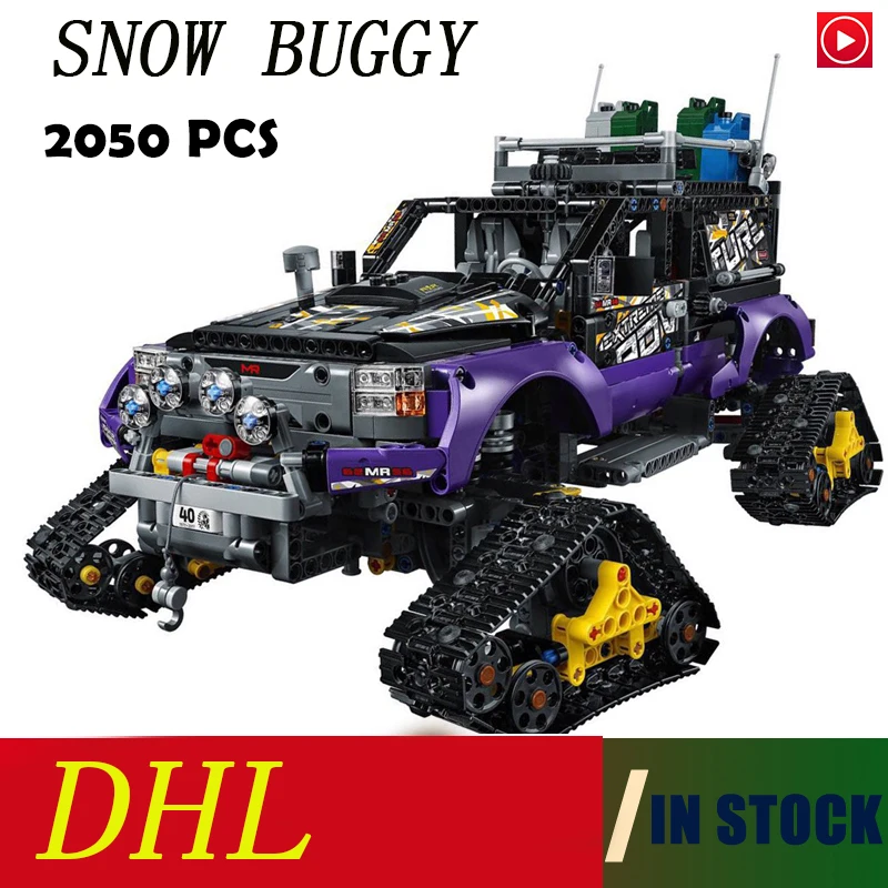 

Legoed Technic car 20057 Genuine Mechanical Series The Adventure Snow buggy Car Set Building Blocks Bricks Toys legoing 42069