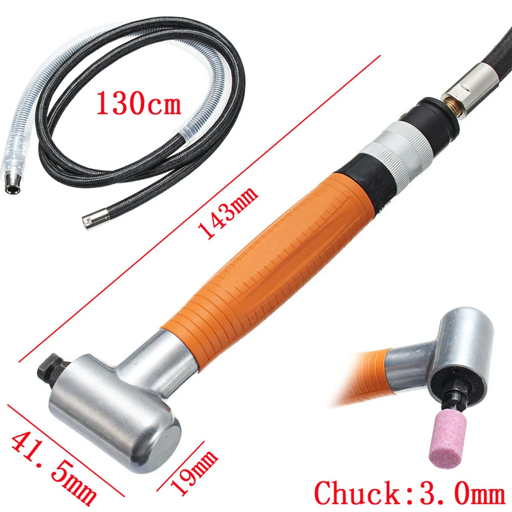 

New 90 Degree 3MM Pneumatic Micro Grinder Angle Air Die Pencil Polisher Tool NE