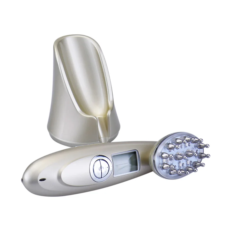 Профессиональный лазерный массаж гребень RF EMS светодиодный фотон роста волос щетка для волос потери терапия здравоохранения Вибрационный массаж инструменты