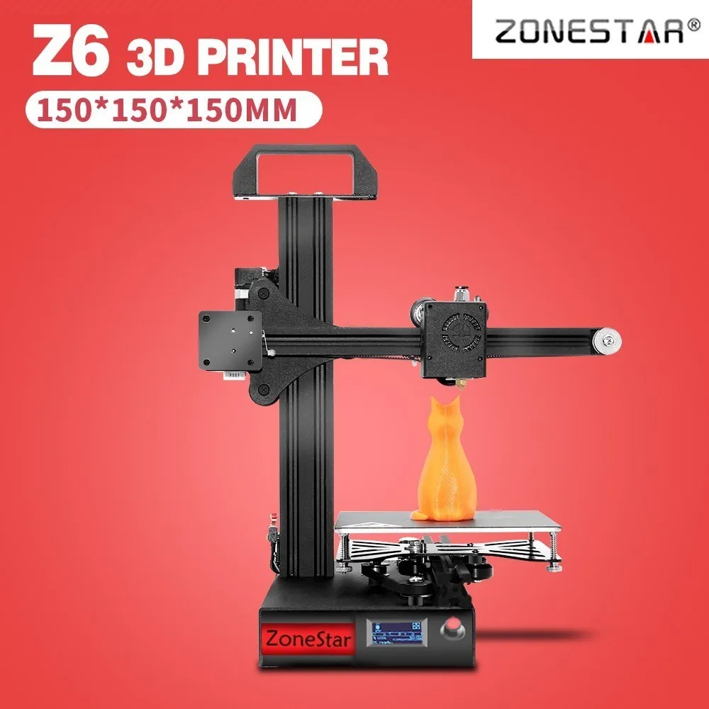 

ZONESTAR Student's Mini 3D Printer 1.75mm 0.4mm Nozzle Filament 3D Printer DIY Kit Full Metal Aluminum Frame 3d printer