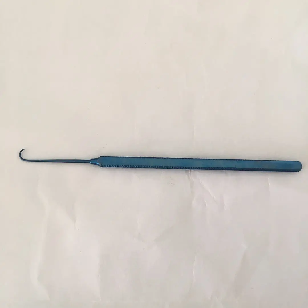 

Titanium Curved Hook ophthalmic surgical instrument