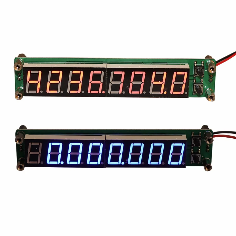 0.1-60MHz 20MHz-2.4GHz RF 8 Digit LED Singal Frequency Counter Meters Cymometer Tester Tool 0.1-60MHz 20MHz-2.4GHz RF 8 Digit LED Singal Frequency Counter Meters Cymometer Tester Tool