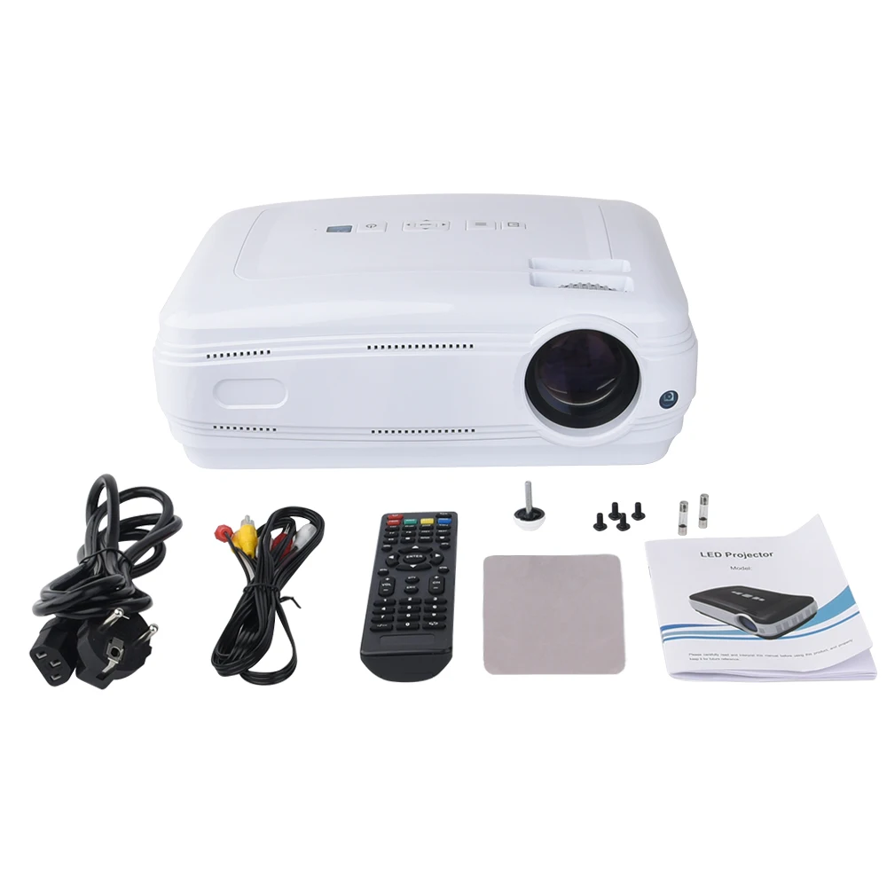 Светодиодный проектор Touyinger T3 4500 лм 1280*768 LED HD ТВ поддержка 1080P Full видео проэктор VGA
