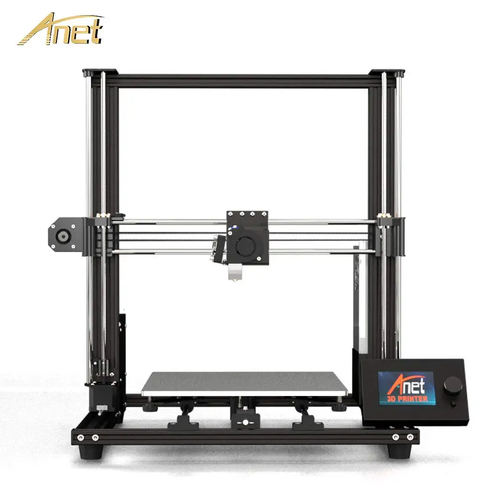 buy 2019 New Anet A8 plus Upgrade 3D Printer Kit Plus Size 300*300*350mm High Precision Metal Desktop 3D Printer DIY Impresora 3D