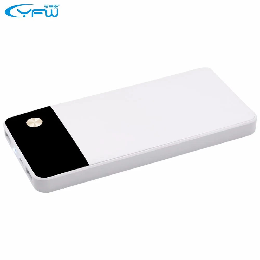 YFW Quick Charge 3.0 Power Bank 10000mAh Dual Ports Portable Charger with QC 3.0 Technology for Smartphones universal Mobile