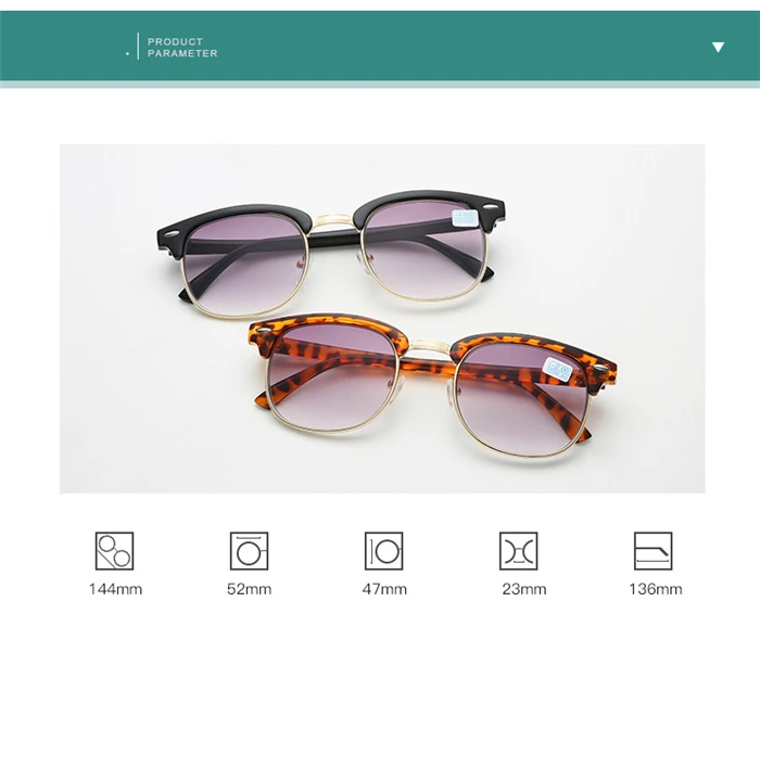Men Women Students Myopia Sunglasses Metal Half Frame Nearsighted Gray Lens Glasses -0.5 -1 -1.5 -2 -2.5 -3 -3.5 -4 -4.5 -5 -6 large sunglasses