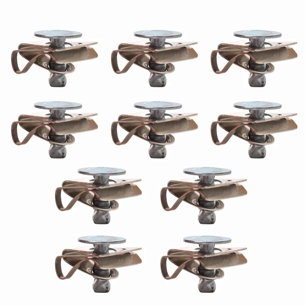 Undertray Clips 10x Under Engine Cover Screw Undertray Metal Clips For 8D0805121