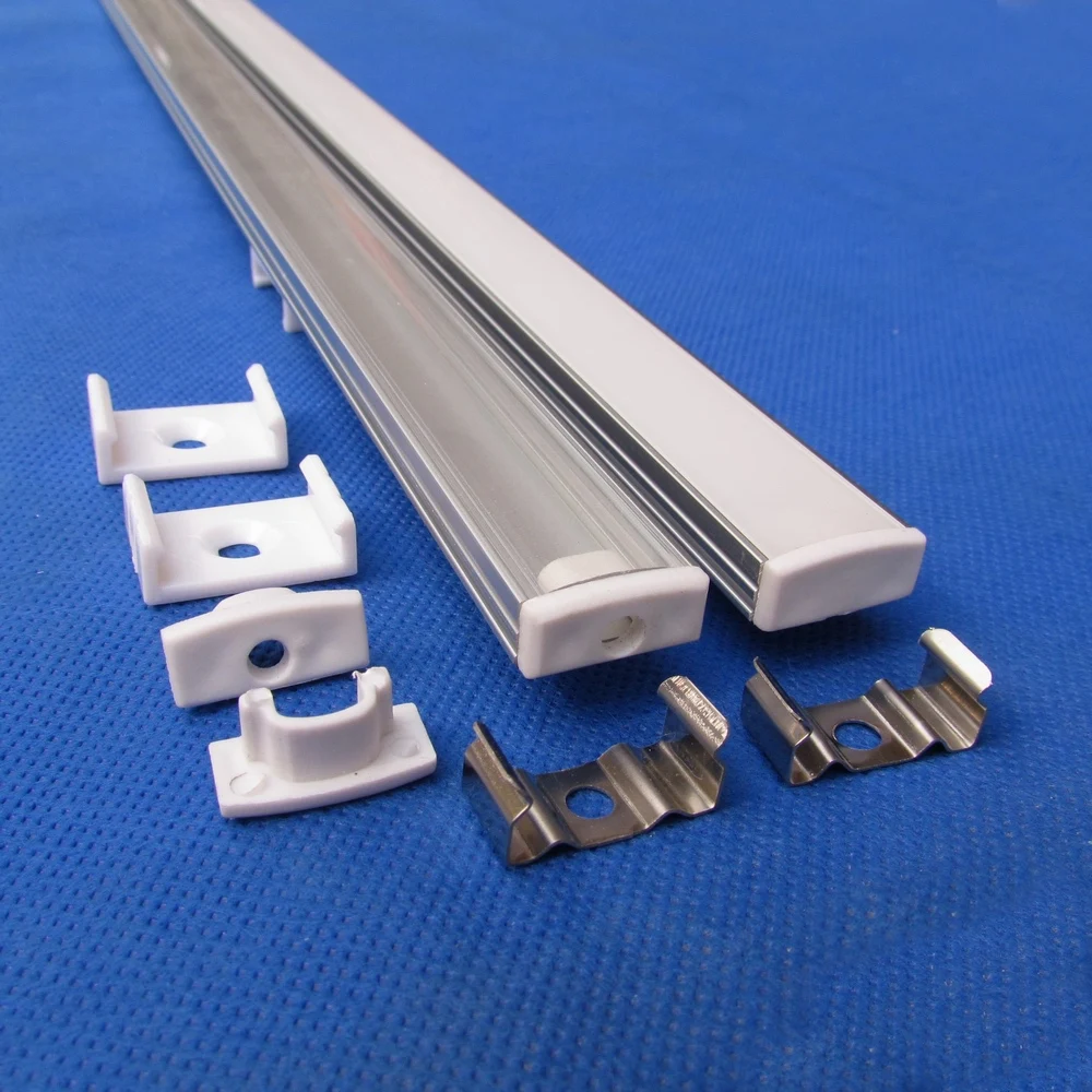 10pcs or 15pcs/lot 80inch per piece alu profil ledalu led profile for 12mm wide strip QC1807B-2M | Лампы и освещение