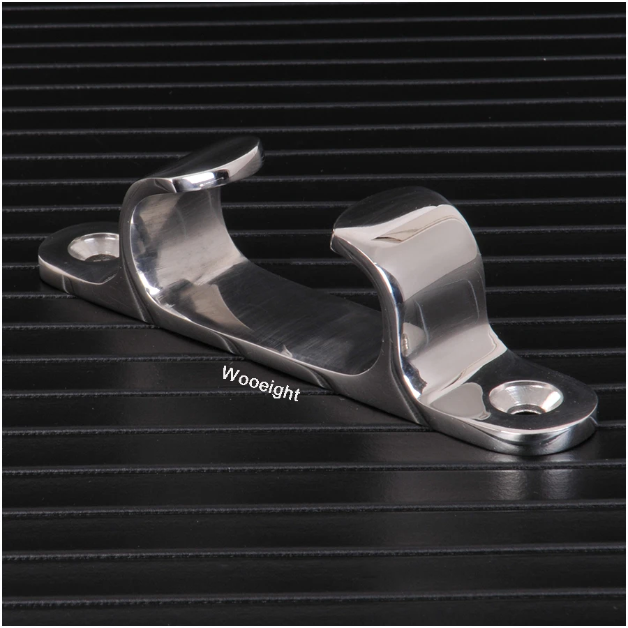 4Inch Stainless Steel 316 Polished Dock Deck Fair Lead Cleat Line Rope Hardware  Fitting For Boat Yacht Marine Caravan (4)