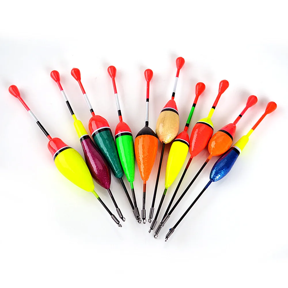 Buy Hot New Mix Size Color 10PCS/Lot Ice Fishing Float