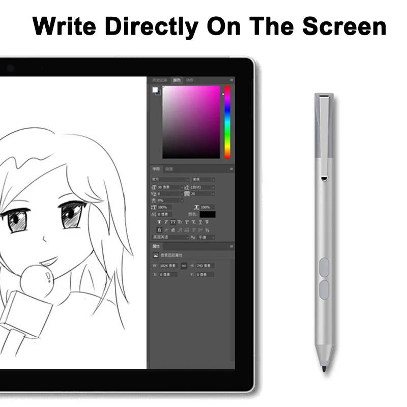 Высокое качество беспроводное соединение для ноутбука ручка-стилус для microsoft поверхности Pro 3/4/5/6 Go книга