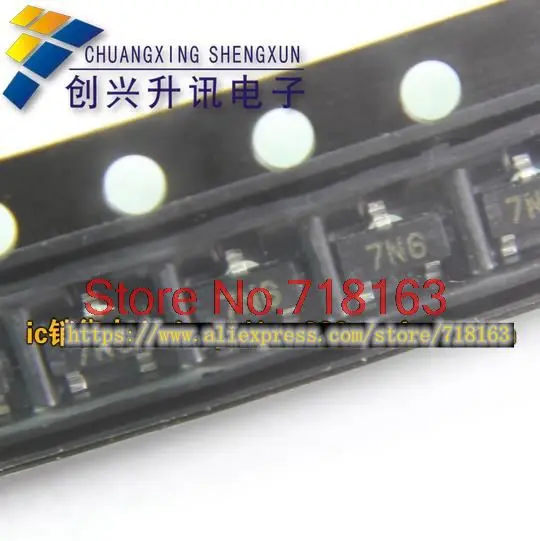 

10pcs/lot Transistor ZXMN6A07FTA screen 7N6 SOT-23 Package original authentic