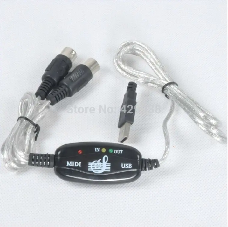 USB MIDI CABLE music editing midi usb electronic piano midi line Professional grade performance