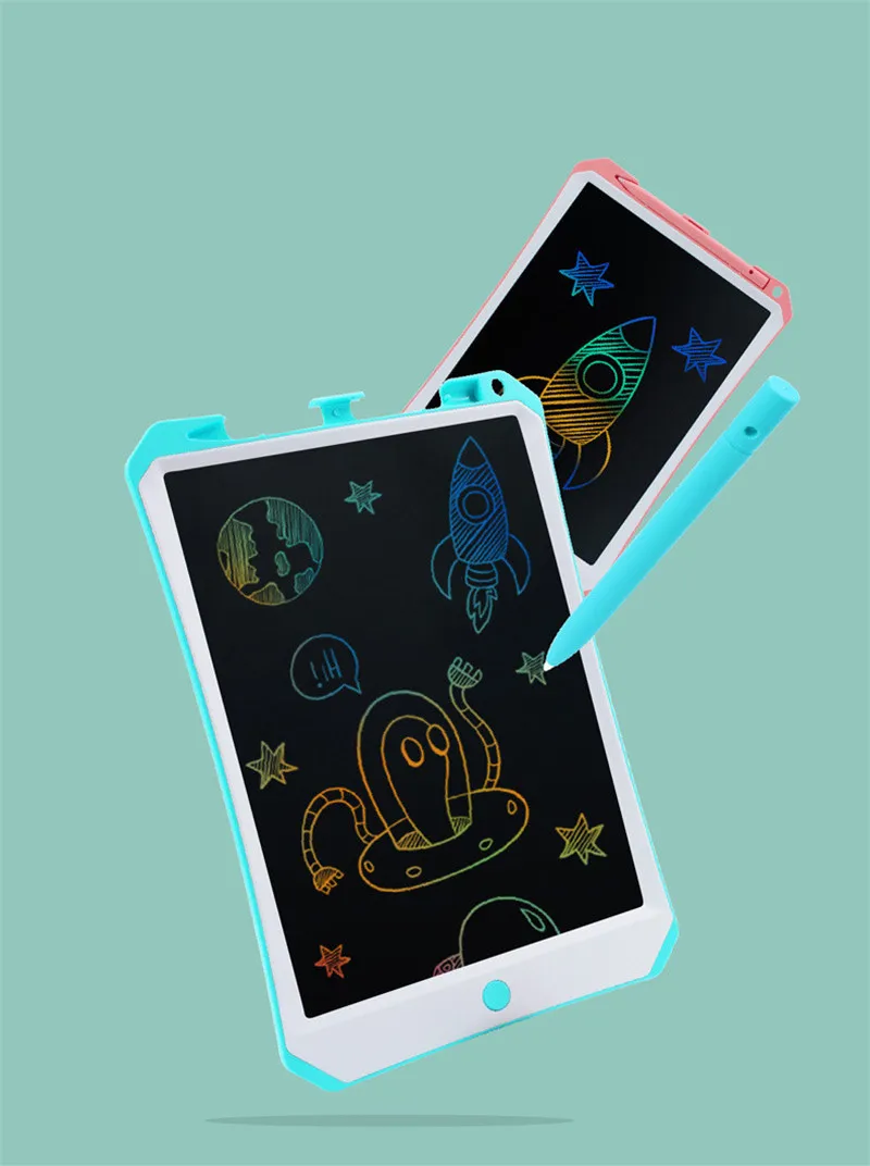 11 дюймов игрушки для рисования красочные ЖК-дисплей записи планшет стереть рисунок планшет электронный безбумажный почерк коврик Детская письменная доска