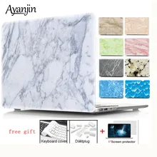 Мрамор кейс для ноутбука, лэптопа для Apple Macbook Air retina 11 12 13,3 15,4 дюйма для Mac book Pro 13 15 A1706 A1707+ крышка клавиатуры
