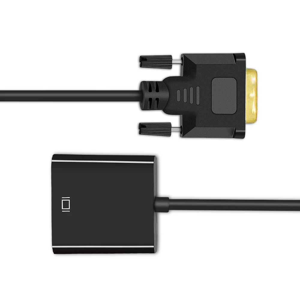 Tishric 10 шт. горячее предложение Φ DVI D To VGA 24 + 1 15Pin видеокарта кабель Папа мама