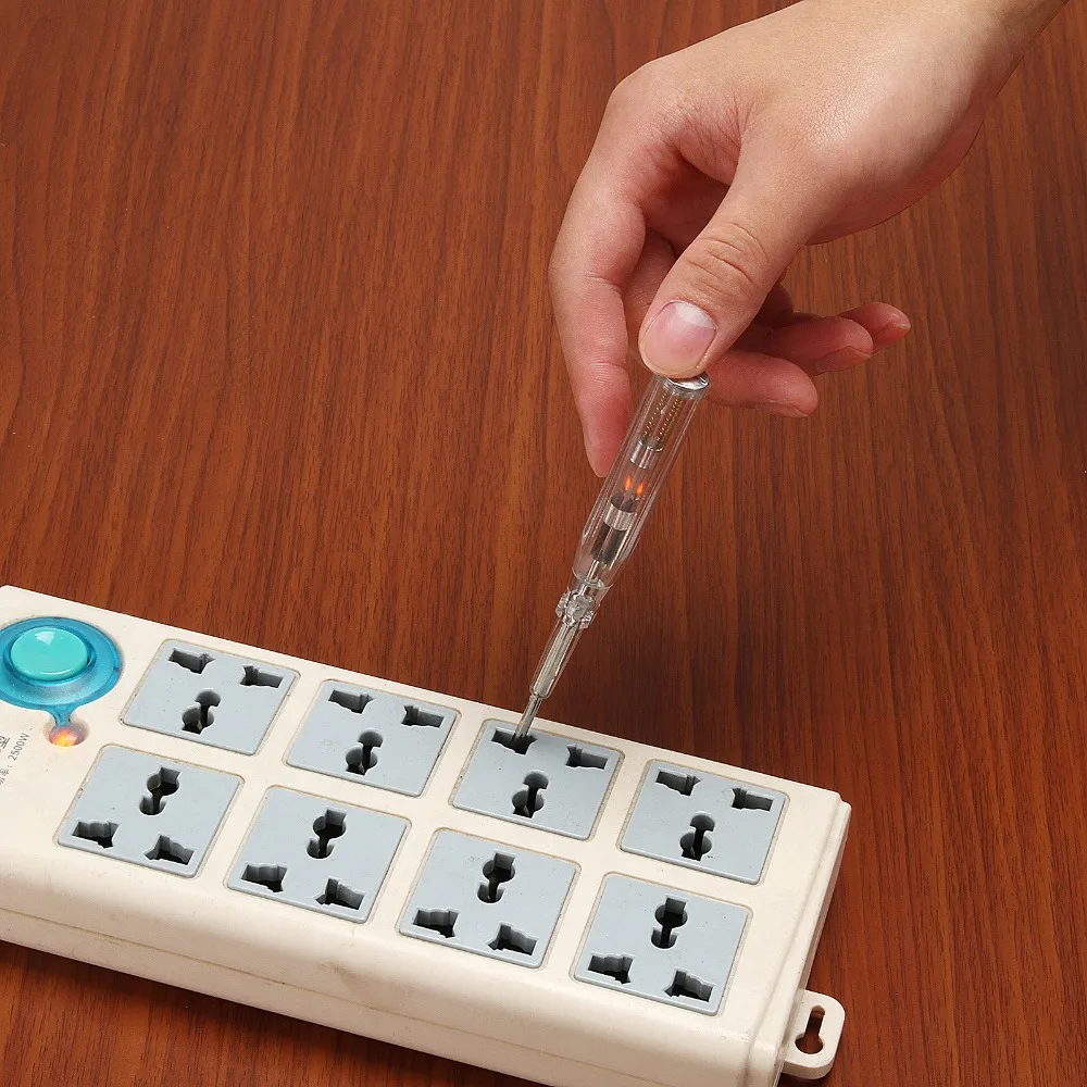 Mains Circuit Tester Voltage Pen Electrical Test Screwd BOSI 100 1000V