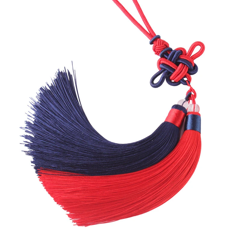 

Mixed Colors Chinese Knots Ice Silk Tassels For DIY Jewelry Home Curtain Sewing Accessories Car Key Bag Pendant Craft Tassel