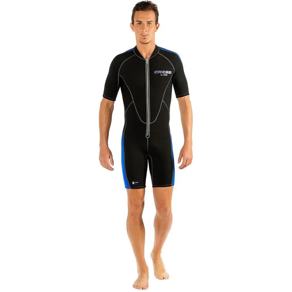 Cressi LIDO мужской женский 2 мм короткий гидрокостюм для подводного плавания неопреновый гидрокостюм для подводного плавания для взрослых - Цвет: MAN