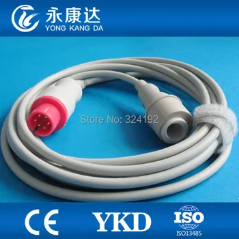 

IBP adapter cable Compatible for Spacelabs Goldway 6PIN with Edward Transducer