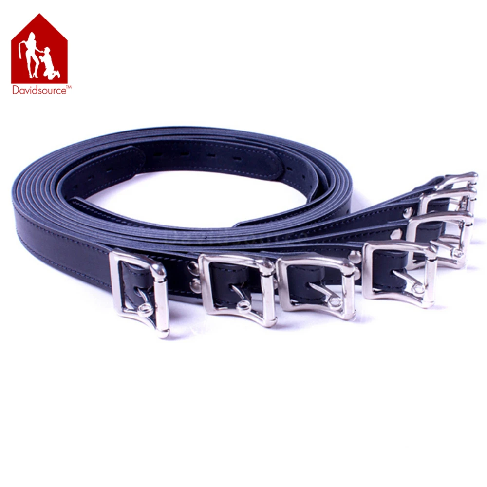 Davidsource 7 Pieces Adjustable Lockable Black Micro Fiber Leather