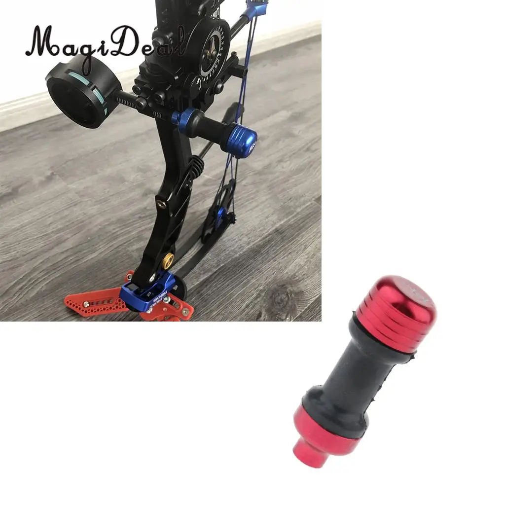 

MagiDeal 2pcs Lightweight Compound Bow Peep Sight Stabilizer Dampener Shock Absorber Archery Tool Noise Reduction