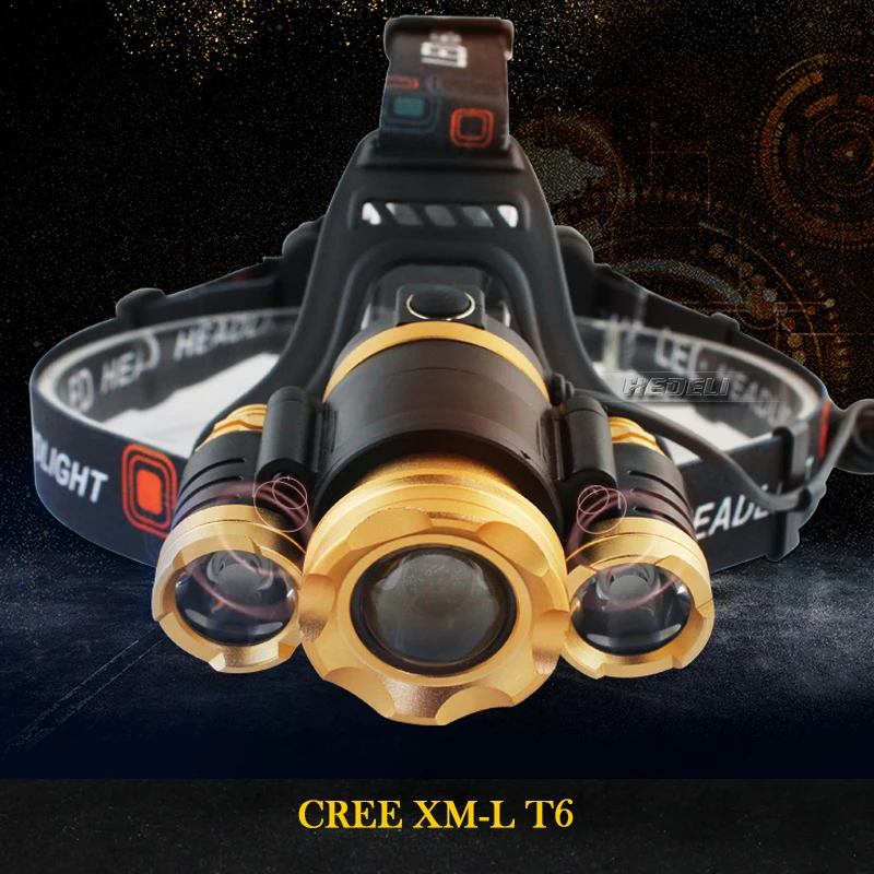 Buy usb headlight infrared sensor zoom headlamp 18650 charge battery xml 3t6 head torch camping hoofdlamp waterproof pesca linterna