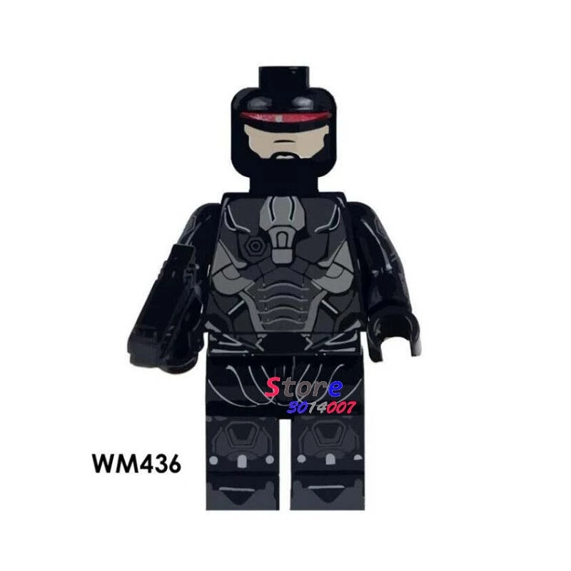 

1PCS model building blocks action superheroes Robocop house hobby learning Dolls diy toys for children gift