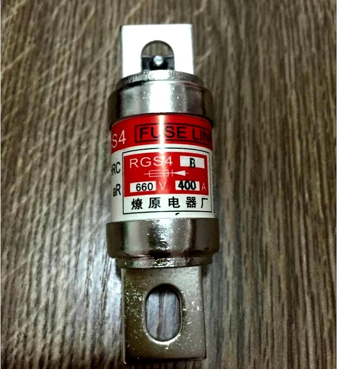 660V 400A Blue Cylindrical Ceramic Overload Protection Fast Blow Fuse