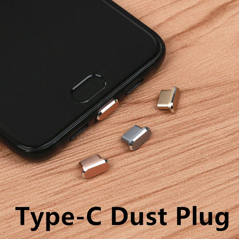 

CatXaa Type-c Dust Plug Aluminium Alloy Type c Mobile Phone Charger Port Jack Stopple for Xiaomi Mi5 Mi6 Huawei P9 P10 MacBook