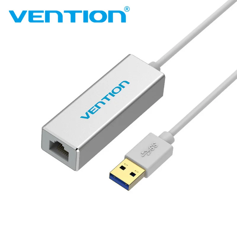 

Vention USB Ethernet Adapter USB 3.0 2.0 Network Card to RJ45 Lan 10/100/1000Mbps for Windowspc Laptop Smart TV Ethernet USB
