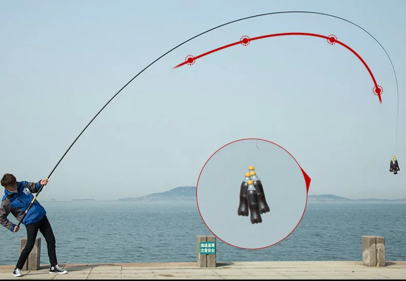 Equipamento De Pesca Telescópica Pólo de Alta Qualidade e Longa Vara