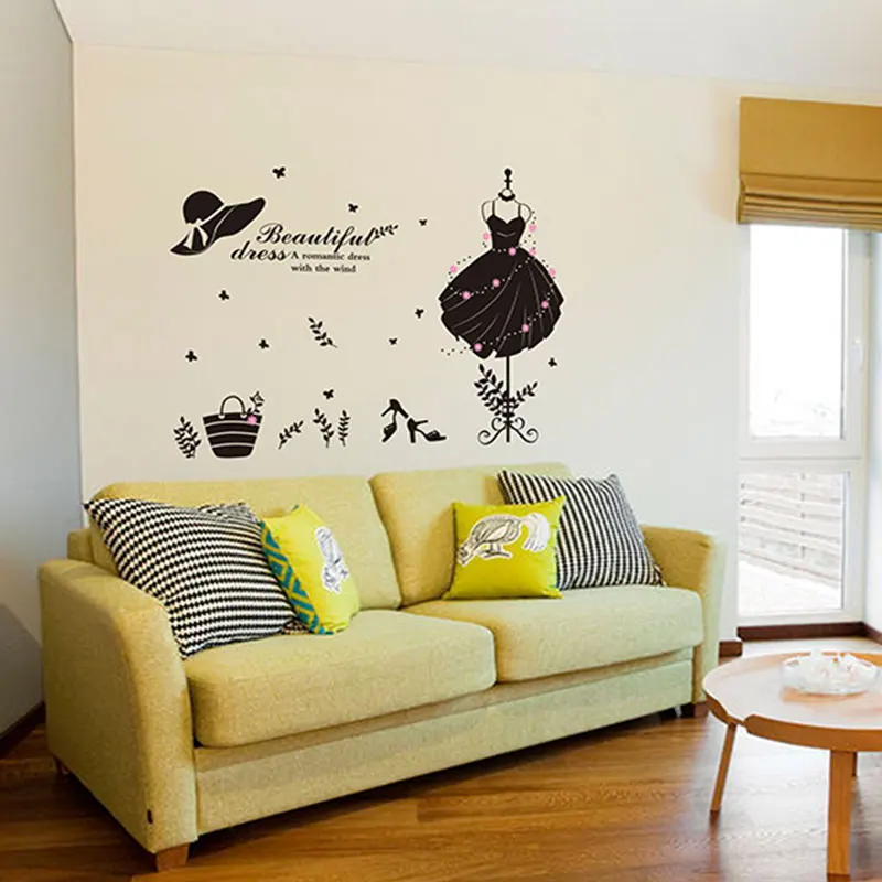 lady dress designed craft bedroom kitchen livingroom wall wardrobe stickerchina mainland - Kitchen Wardrobe Designs lady dress designed craft bedroom kitchen livingroom wall wardrobe stickerchina mainland - Kitchen Wardrobe Designs