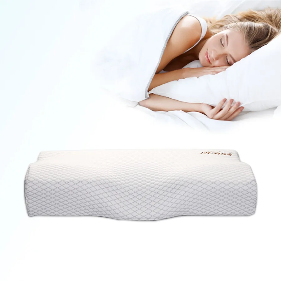 Memory Cotton Anti Snore Pillows For Sleeping 2 Pack Bed Pillow
