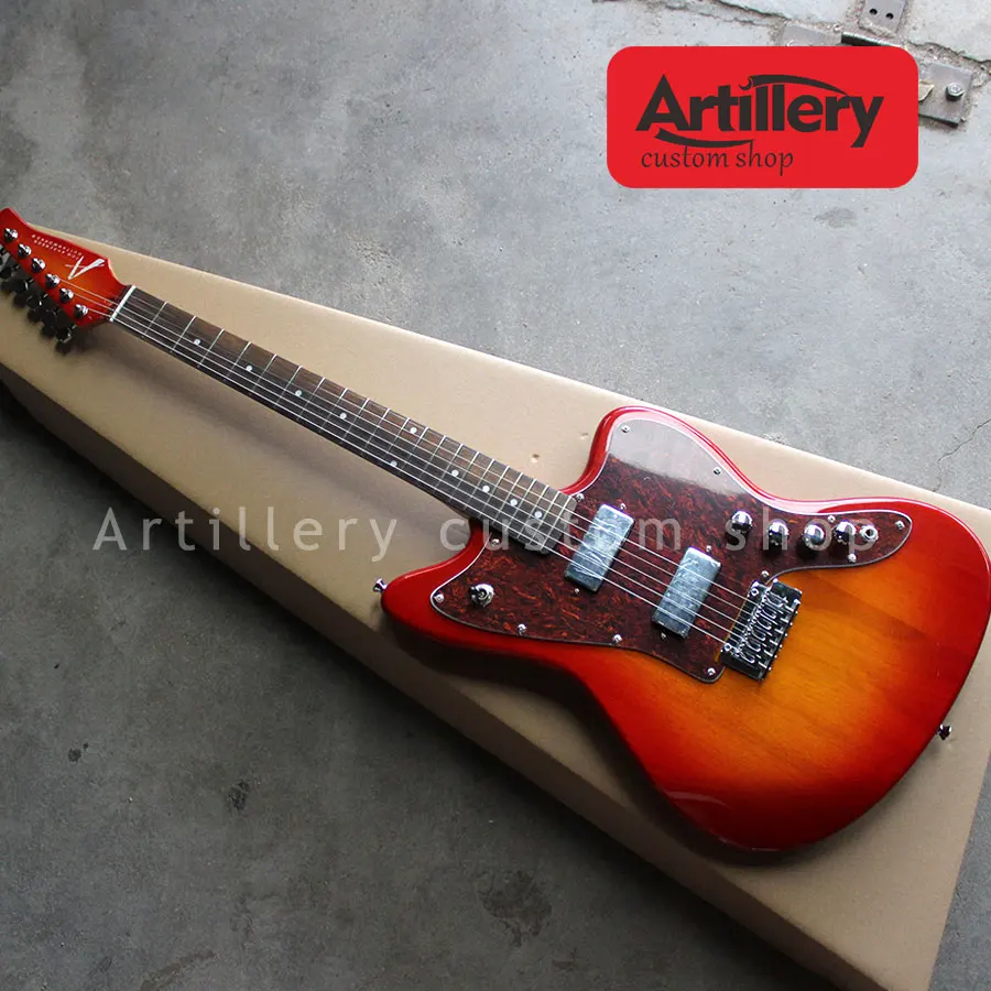 

Free shipping Top quality factory custom 6 strings electric guitar Tom guitar + JAZZ guitar musical instument shop