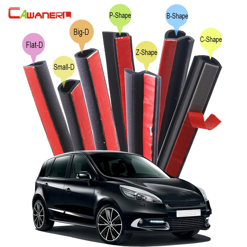 Cawanerl Full Car Rubber Weatherstrip Sealing Strip Kit Seal Edge Trim Noise Control For Renault Modus Clio Vel Satis Scenic цена Cawanerl Full Car Rubber Weatherstrip Sealing Strip Kit Seal Edge Trim Noise Control For Renault Modus Clio Vel Satis Scenic цены онлайн