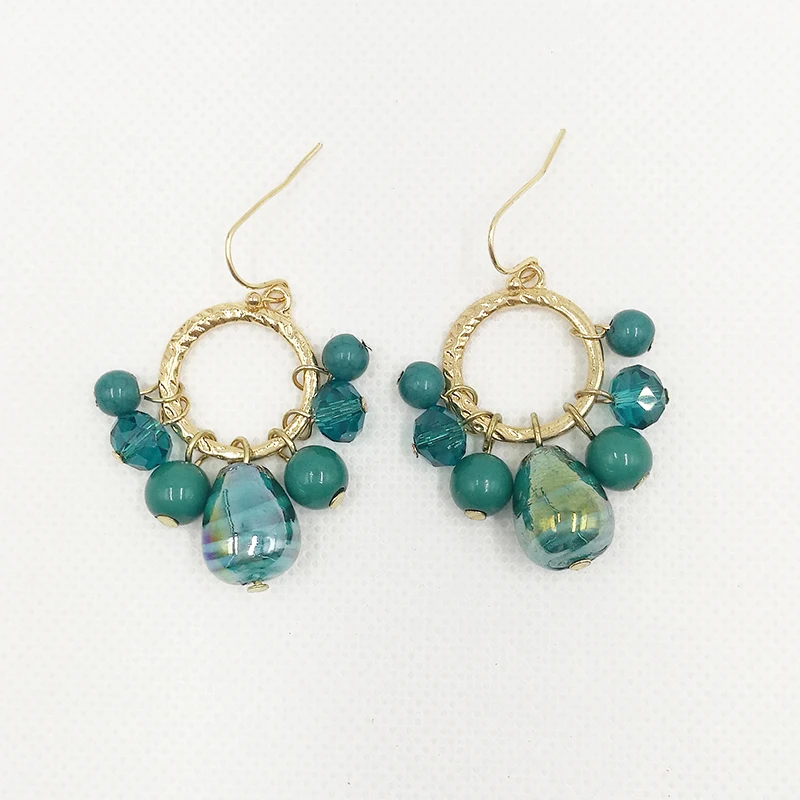 

Fashion Jewelry alloy drop glazed pendant earrings drop dangle hook earrings