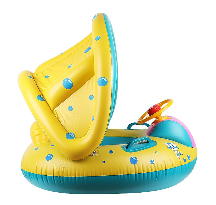 anel de natação inflável seguro ajustável do bebê piscina infantil piscina flutuador assento do bebê banho círculo roda inflável