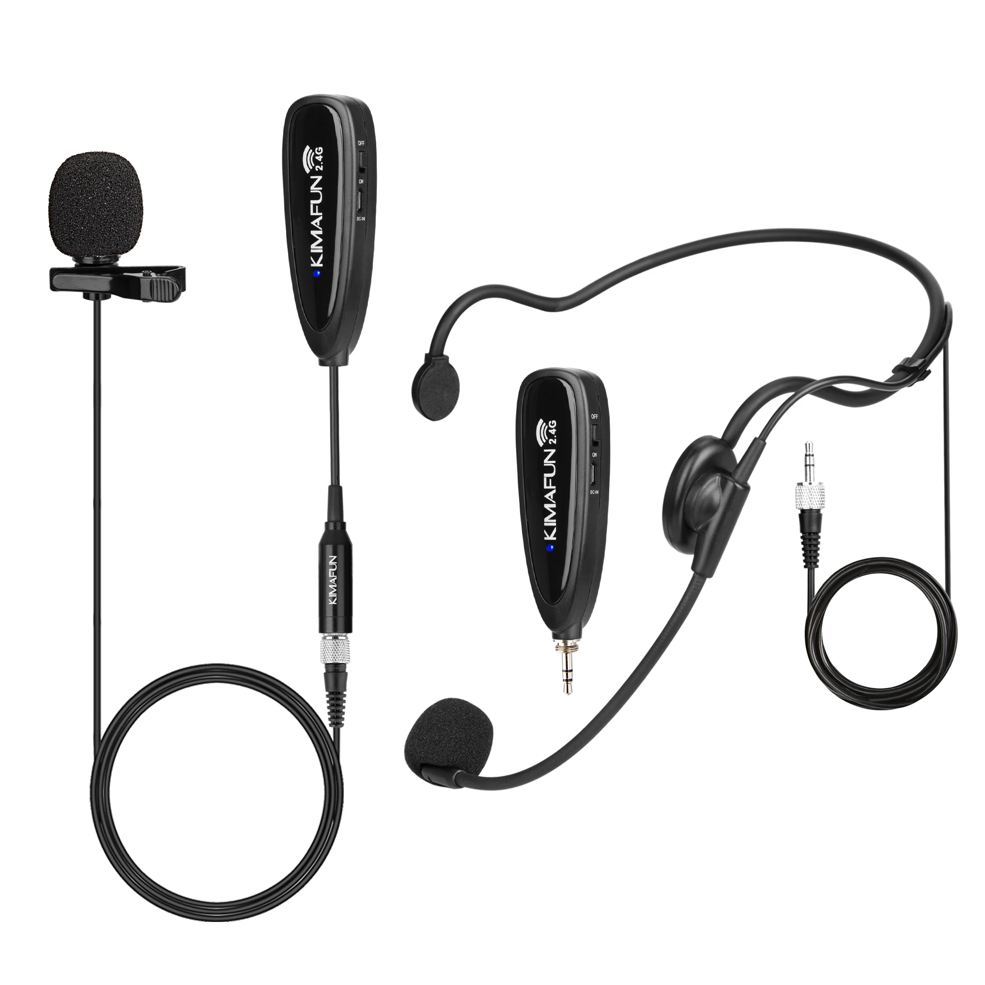 Buy KIMAFUN 2.4G Wireless Lavalier Microphone vocal